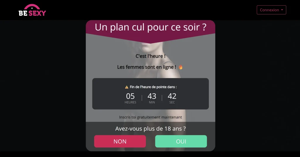 besexy page d'accueil