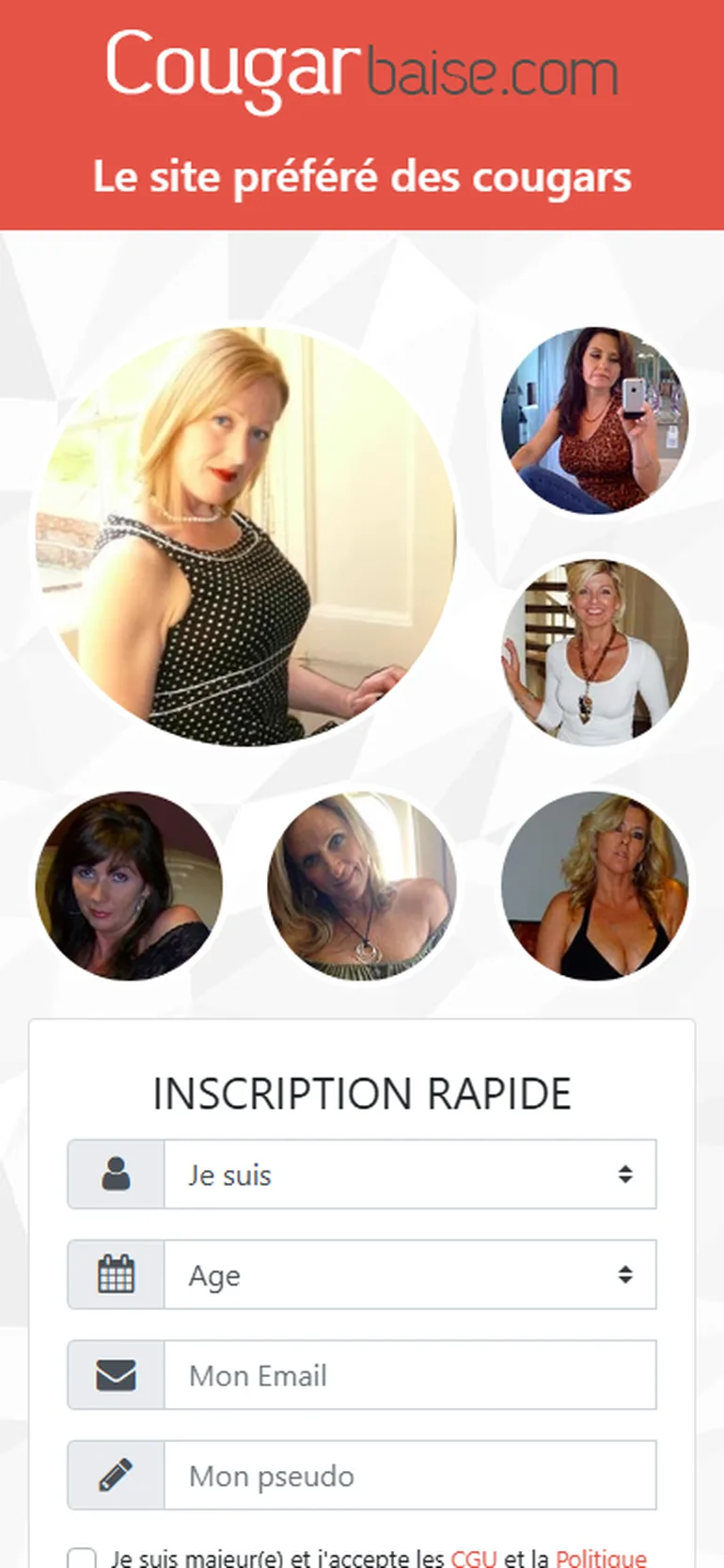CougarBaise avis vue mobile