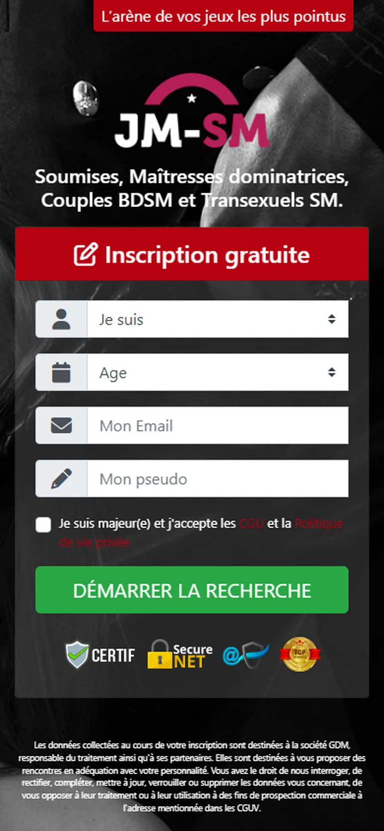 JM SM avis vue mobile
