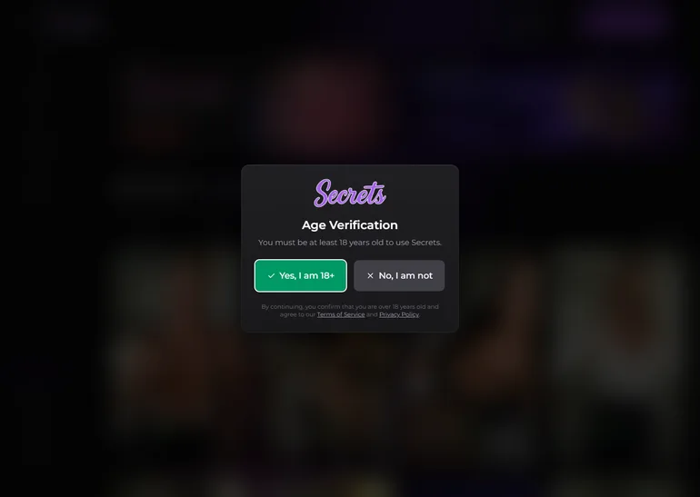 Secrets AI avis page d'accueil