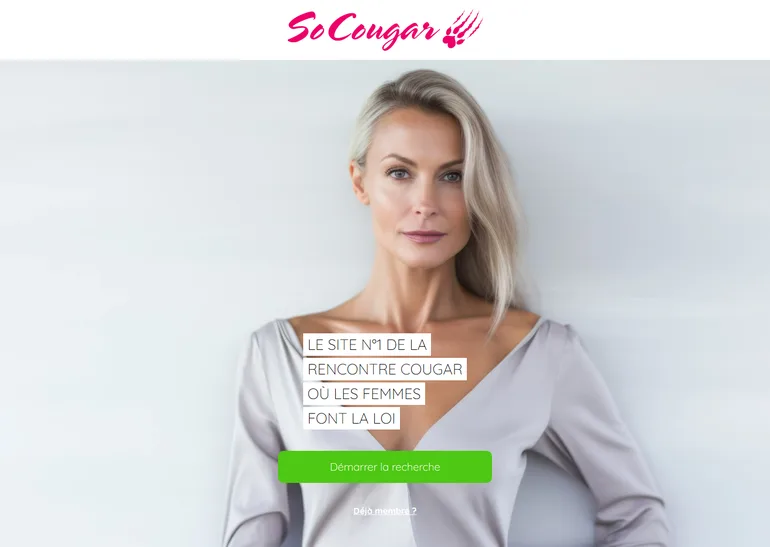 So Cougar avis page d'accueil