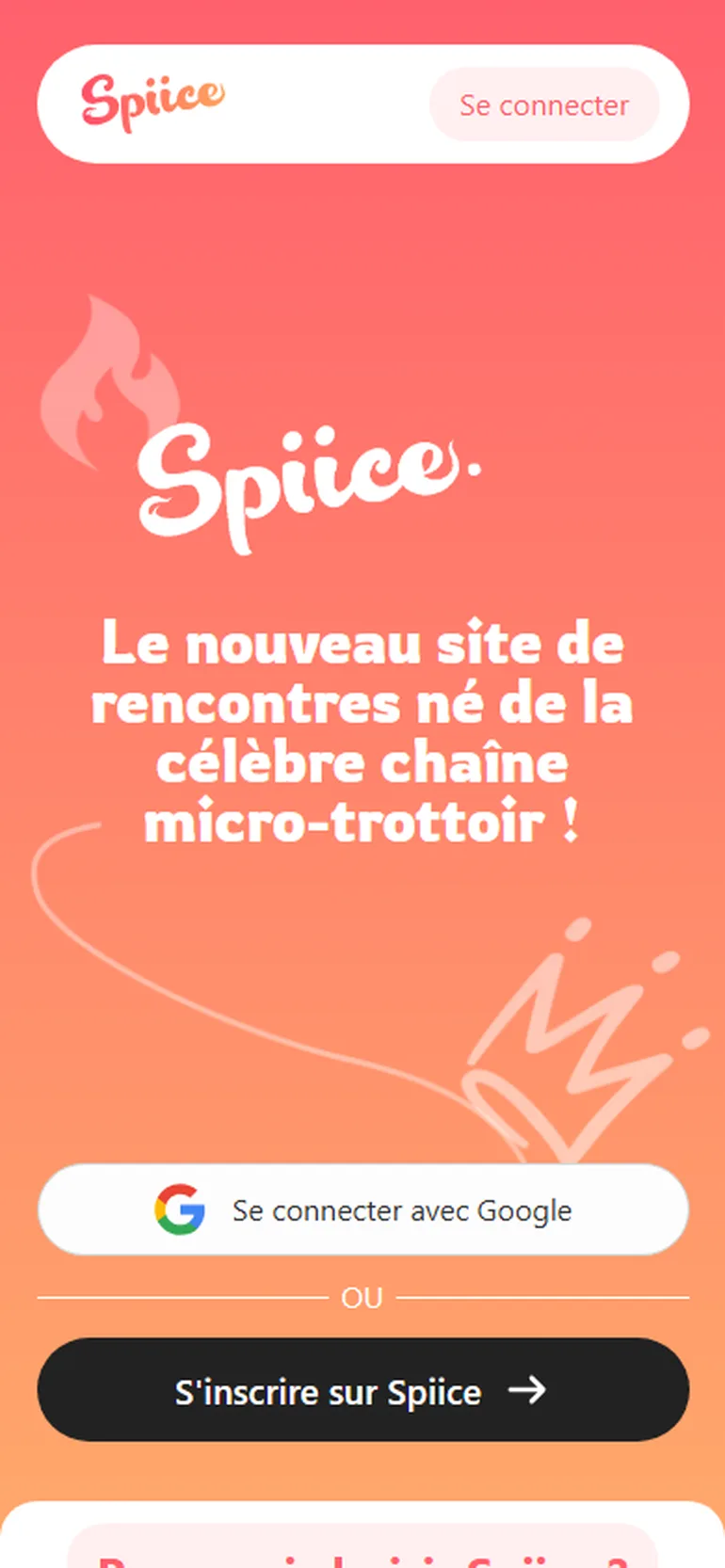 Spiice avis vue mobile
